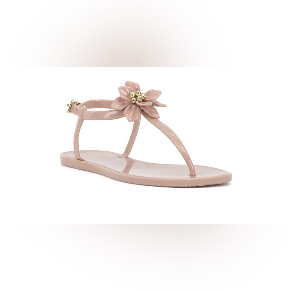 Vince Camuto Light Pink Jelly Flower Sandals - Size 8